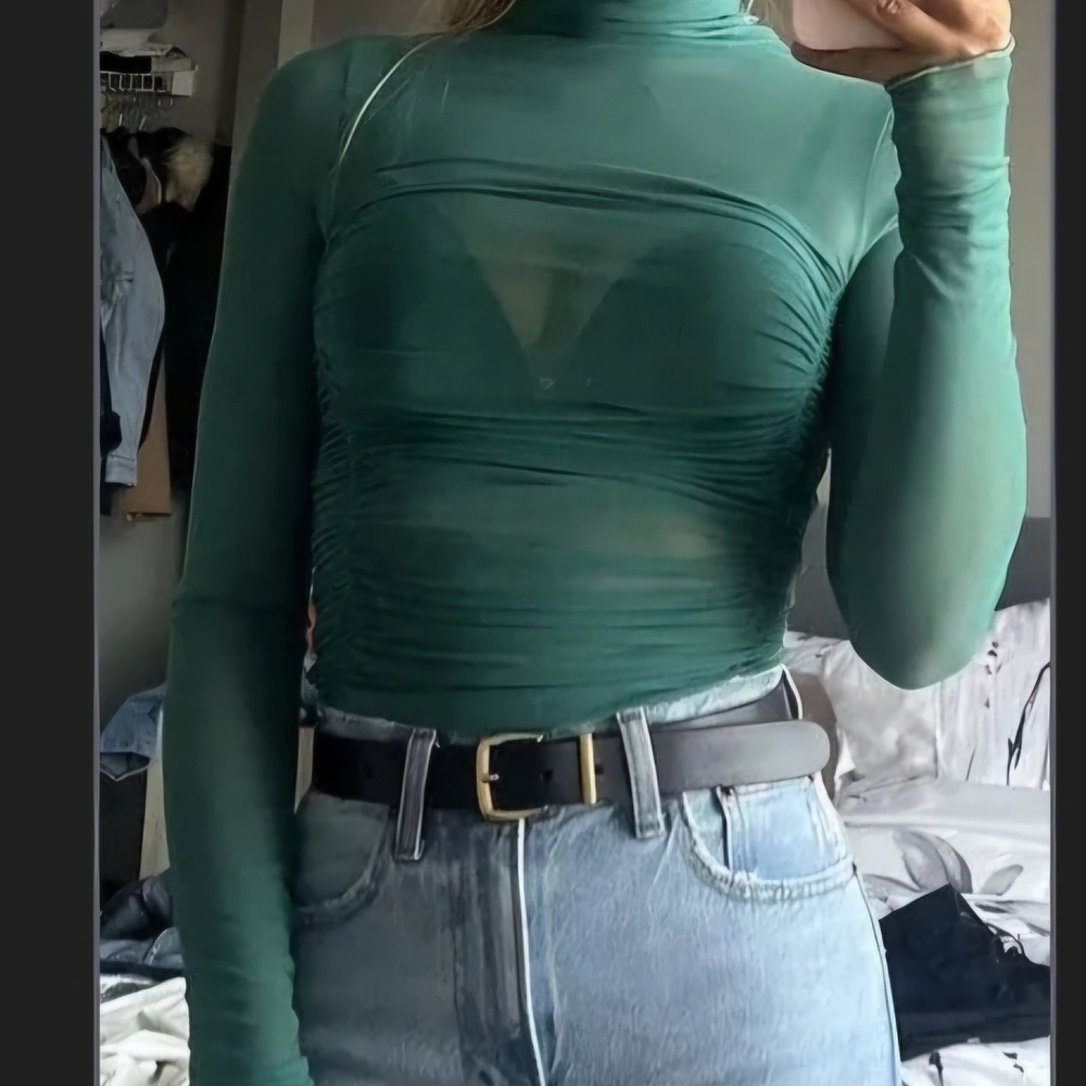 FREE PEOPLE MESH BODYSUIT - Picture 3 of 4